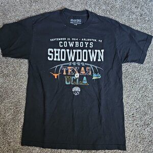 2014 Cowboys Showdown TEXAS v. UCLA Size Medium Black Short Sleeve Shirt